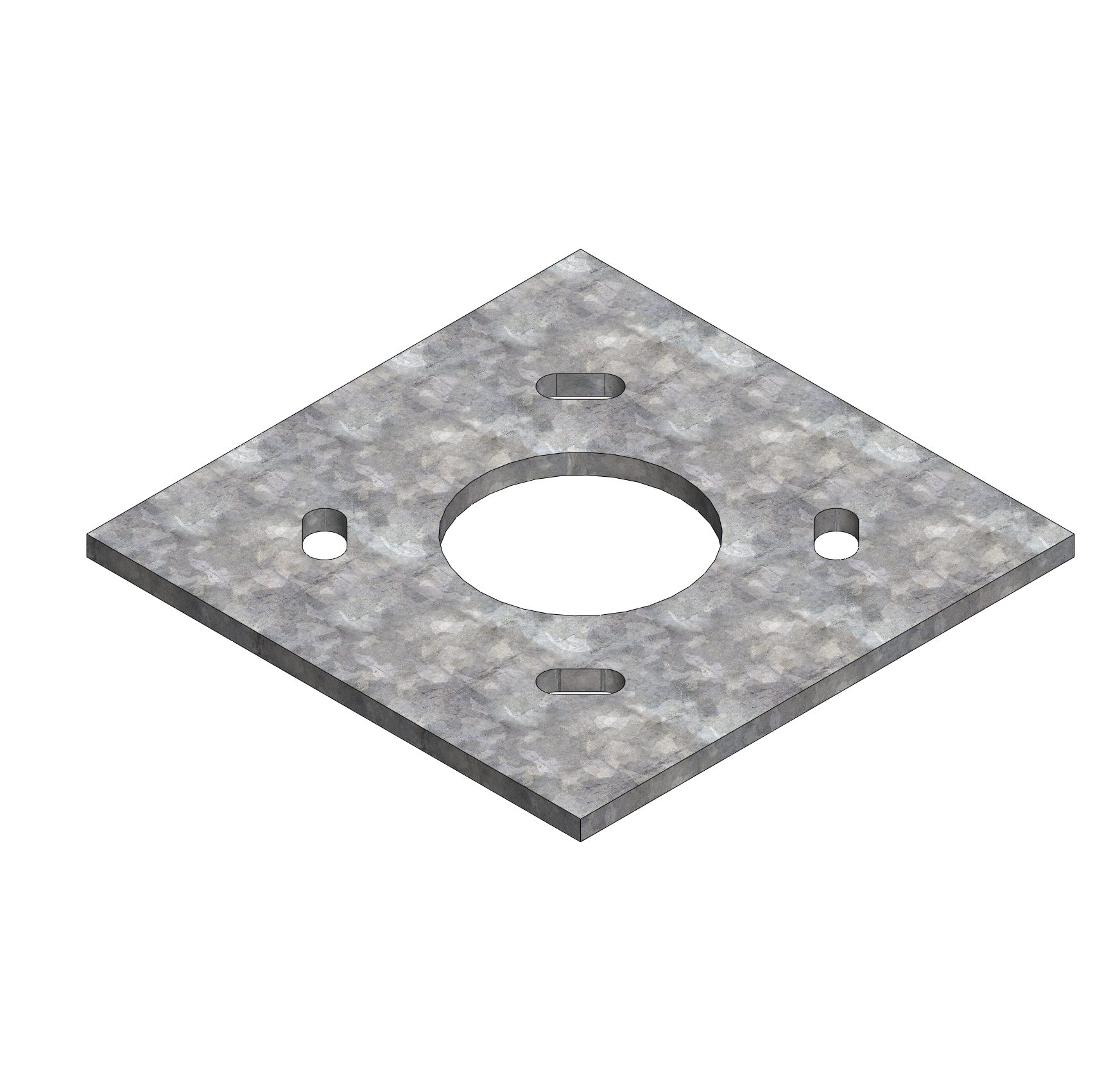 Placa 250x250x10