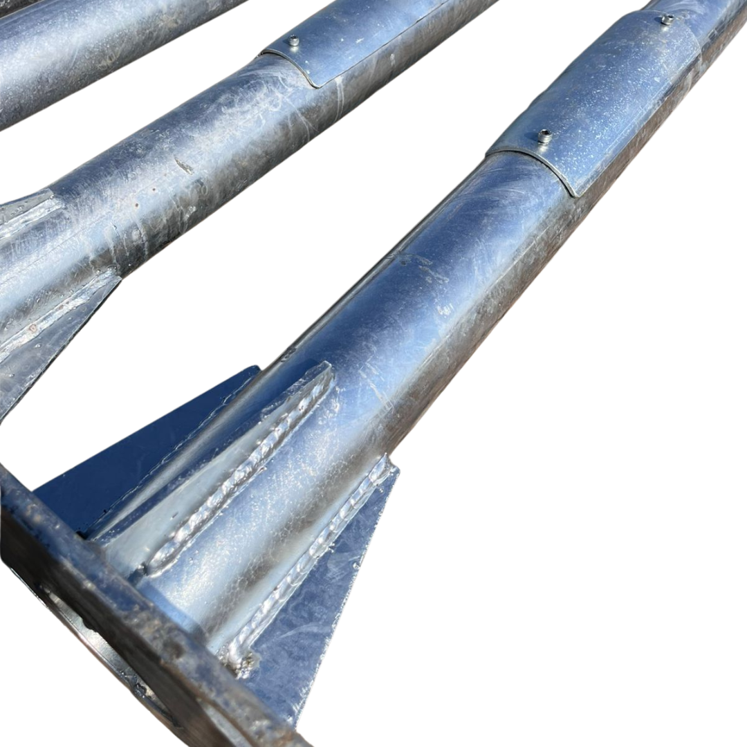 Poste tubular 9 metros galvanizado - Imagen 2