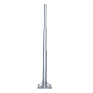 Poste tubular 9 metros galvanizado 3 tramos